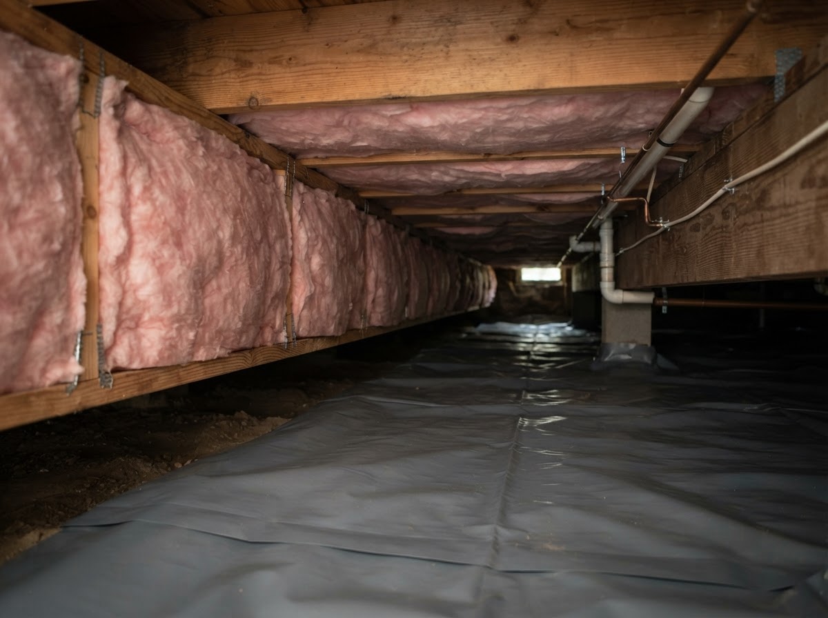 crawl space insulation service in Sanford NC