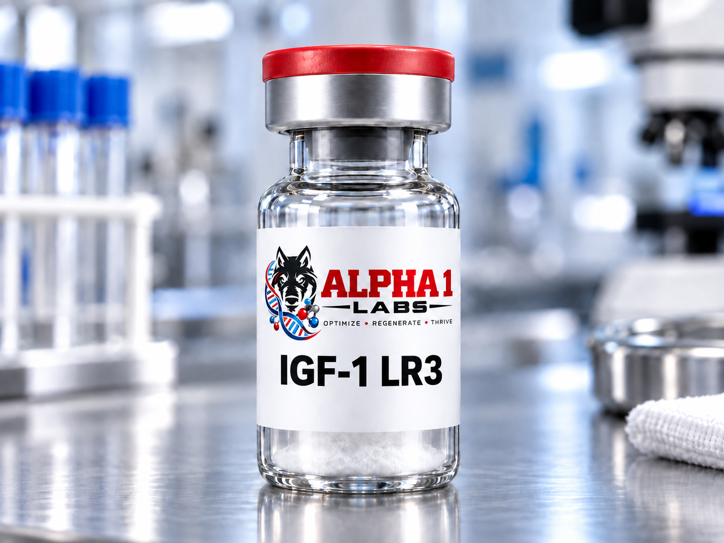 Alpha 1 Labs IGF-1 LR3 Clinical Vial