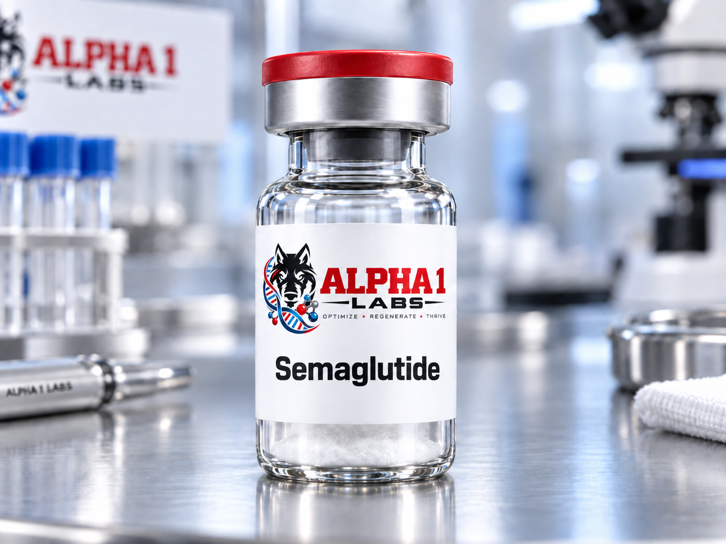 Alpha 1 Labs Semaglutide Clinical Vial