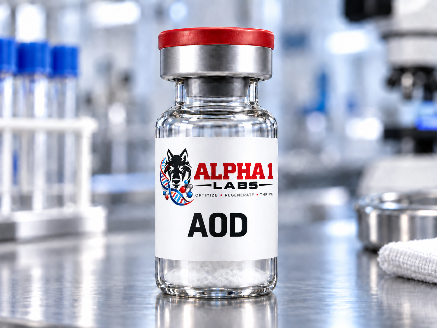Alpha 1 Labs AOD-9604 Clinical Vial