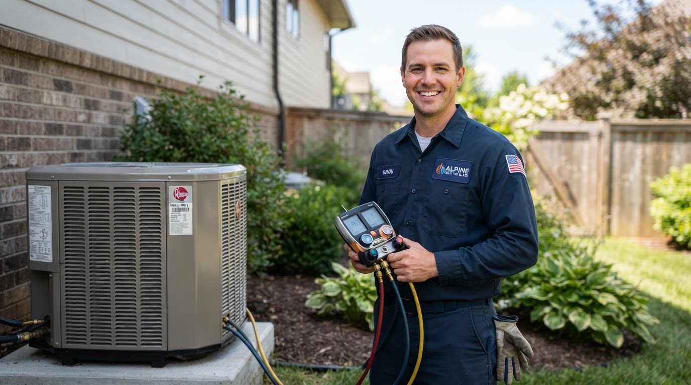 Apex Air Certified HVAC Master Technician ready for dispatch
