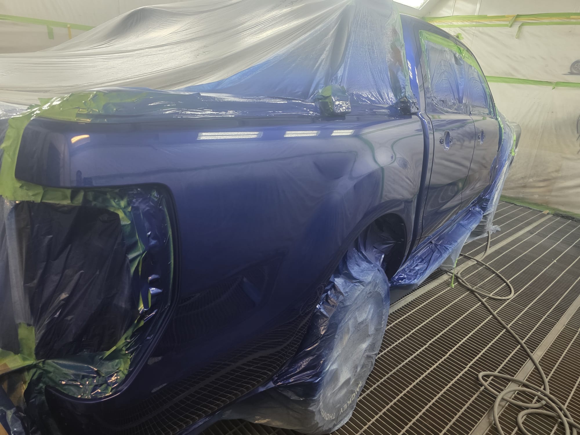 Precision Spray Booth — Deep Blue Ute