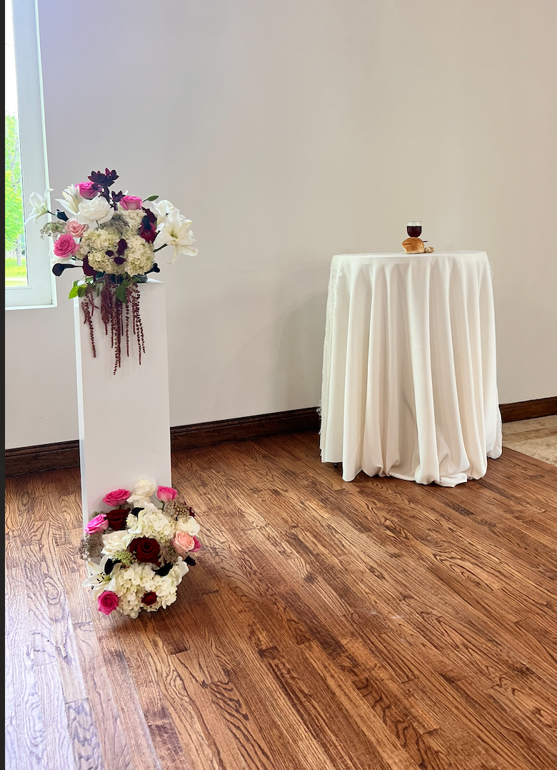 Communion Table & Pedestal Florals