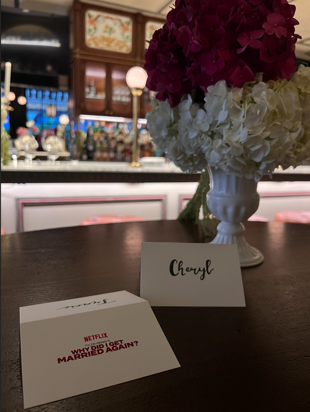 Netflix VIP Dining & Calligraphy Styling
