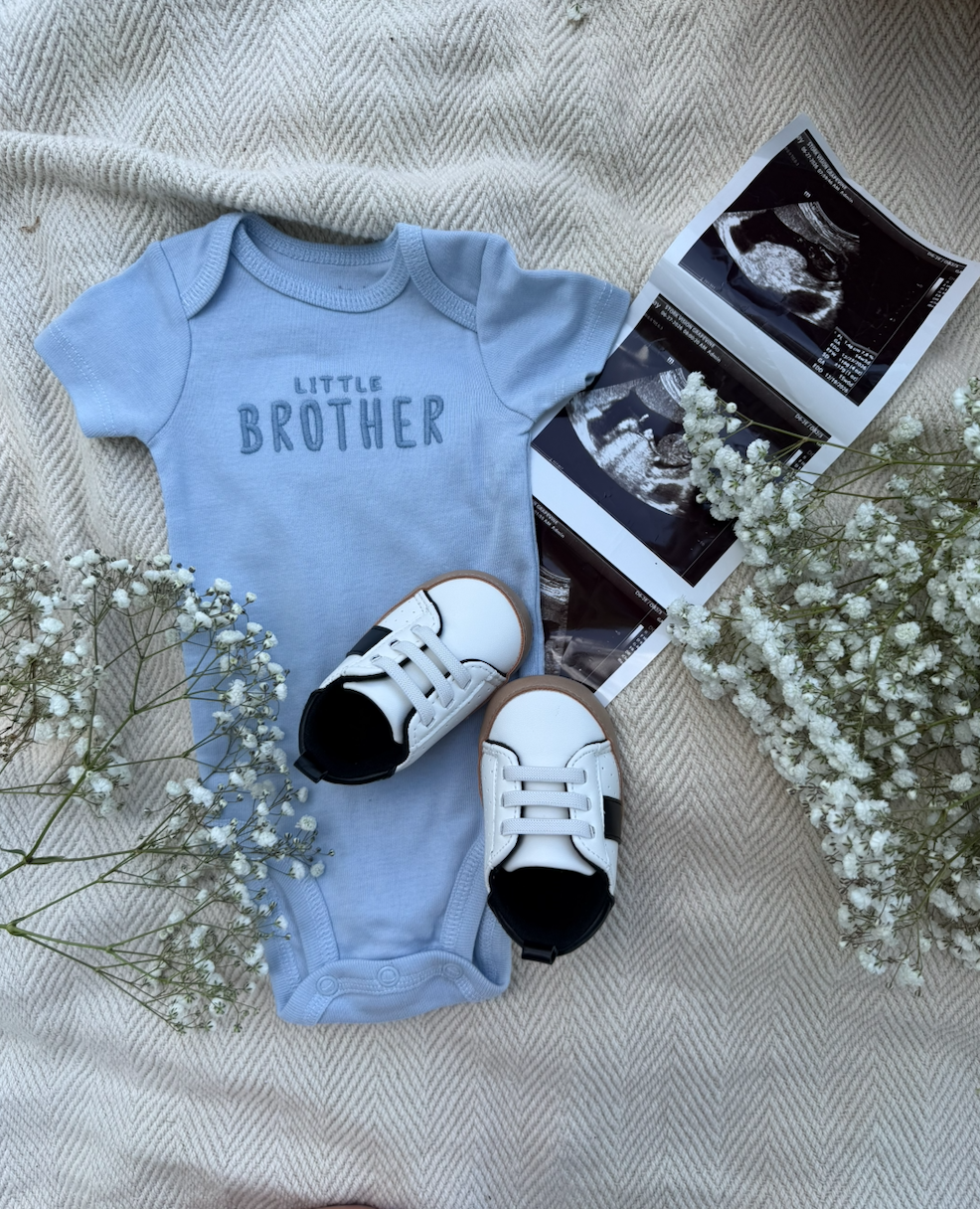 Baby Announcement Flatlay & Keepsake Styling