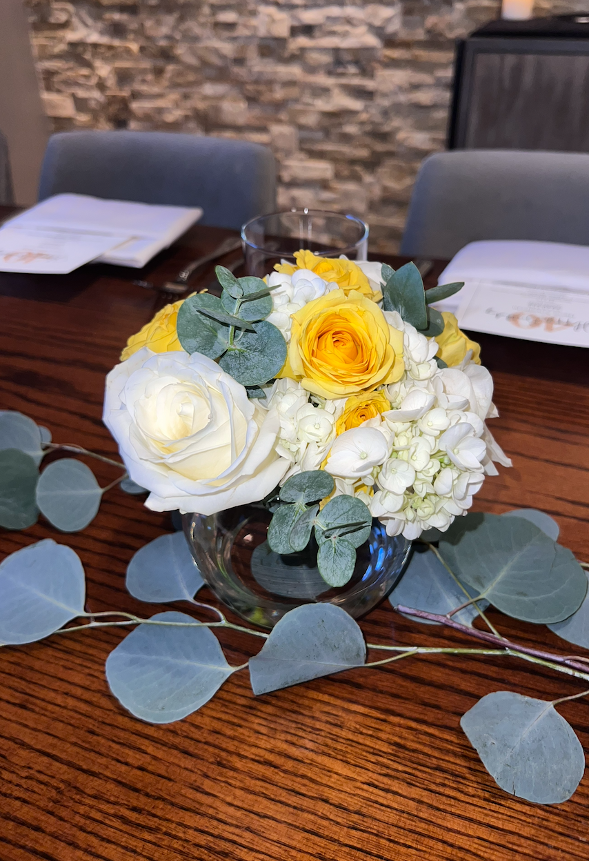 Dining Table Floral Styling