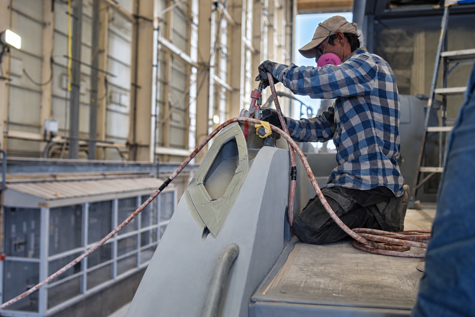 Composite Deck Superstructure Grinding & Re-contouring