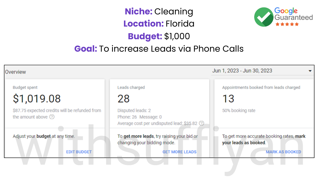 Google Guaranteed / Local Services Ads — Florida (Jun 2023)