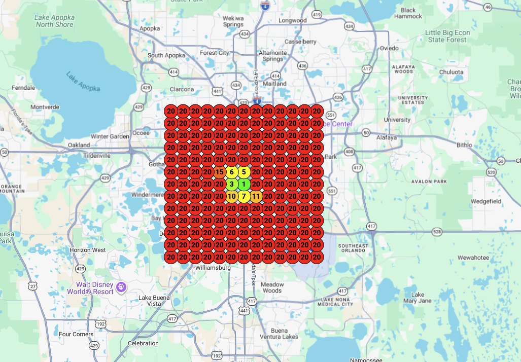 Geogrid before optimization — Well Drilling Contractor Orlando