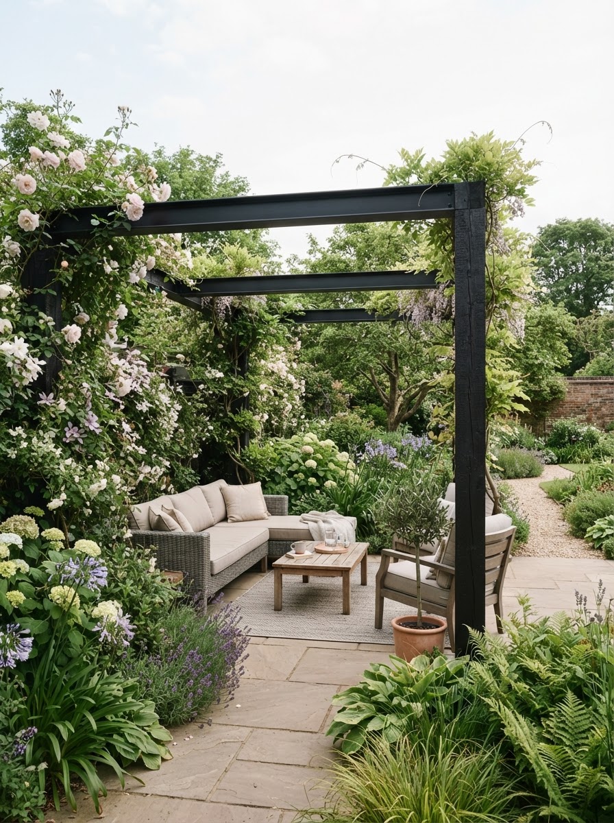 Pergola and outdoor living