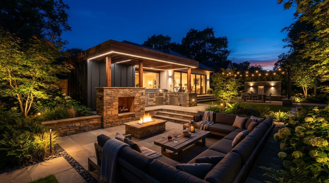 Modern Entertaining Space — Radlett, Hertfordshire