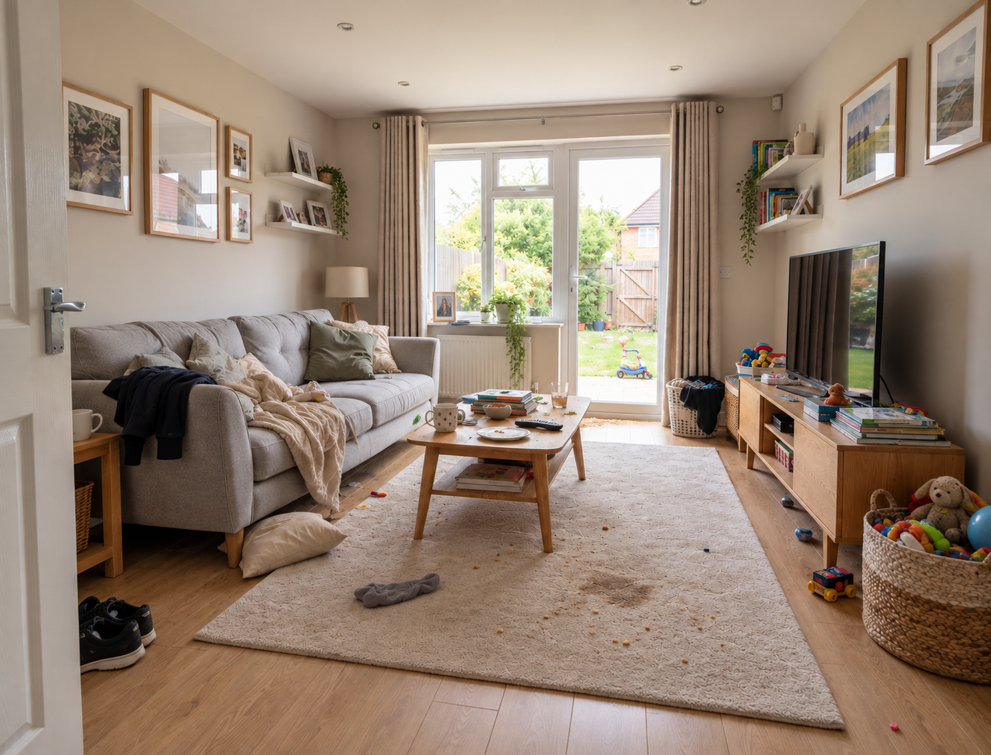 Family Living Room — before