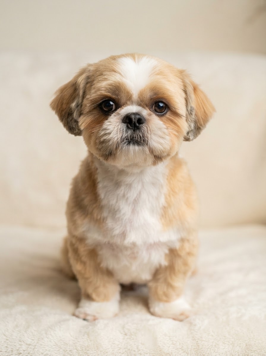 Biscuit after grooming