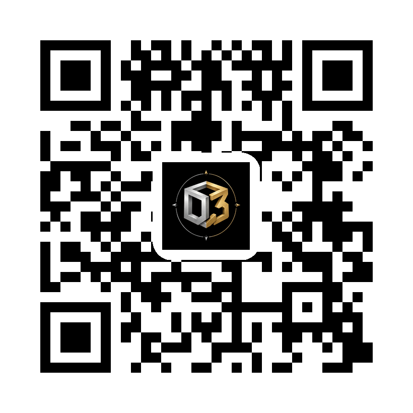 Scan to visit d3builtforlife.com