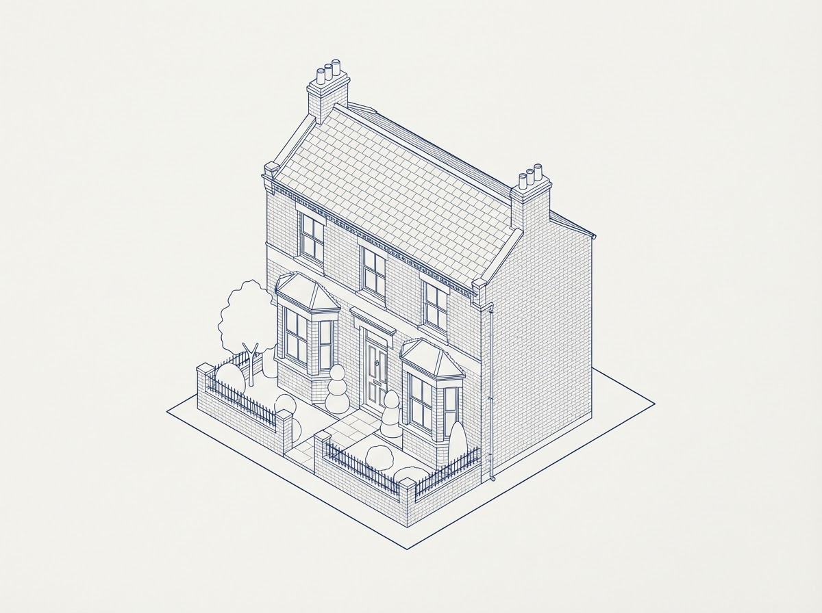 Architectural illustration of a suitable property