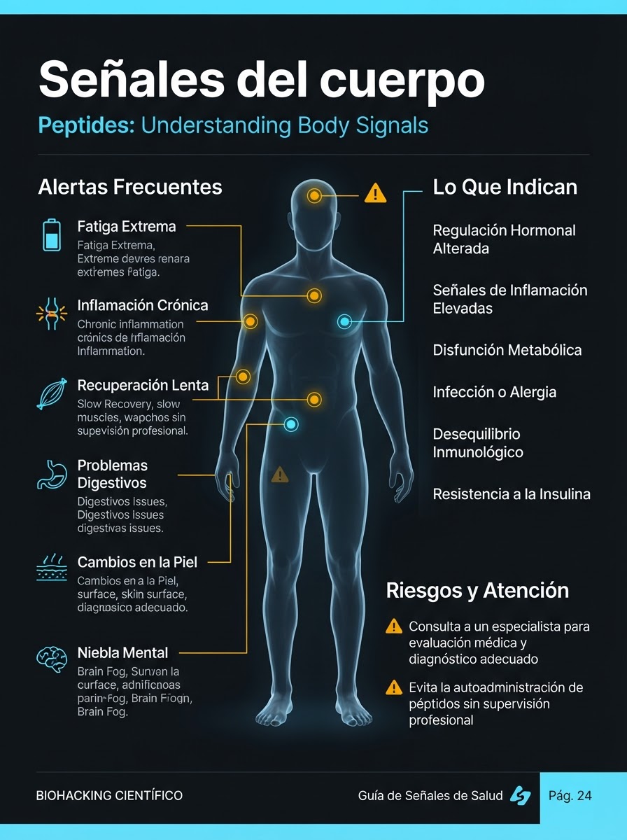 Página de la guía: señales del cuerpo a vigilar