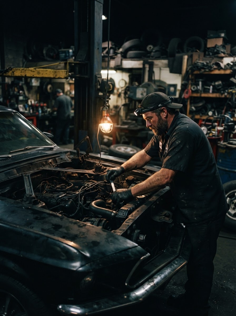 Local auto shop business feature
