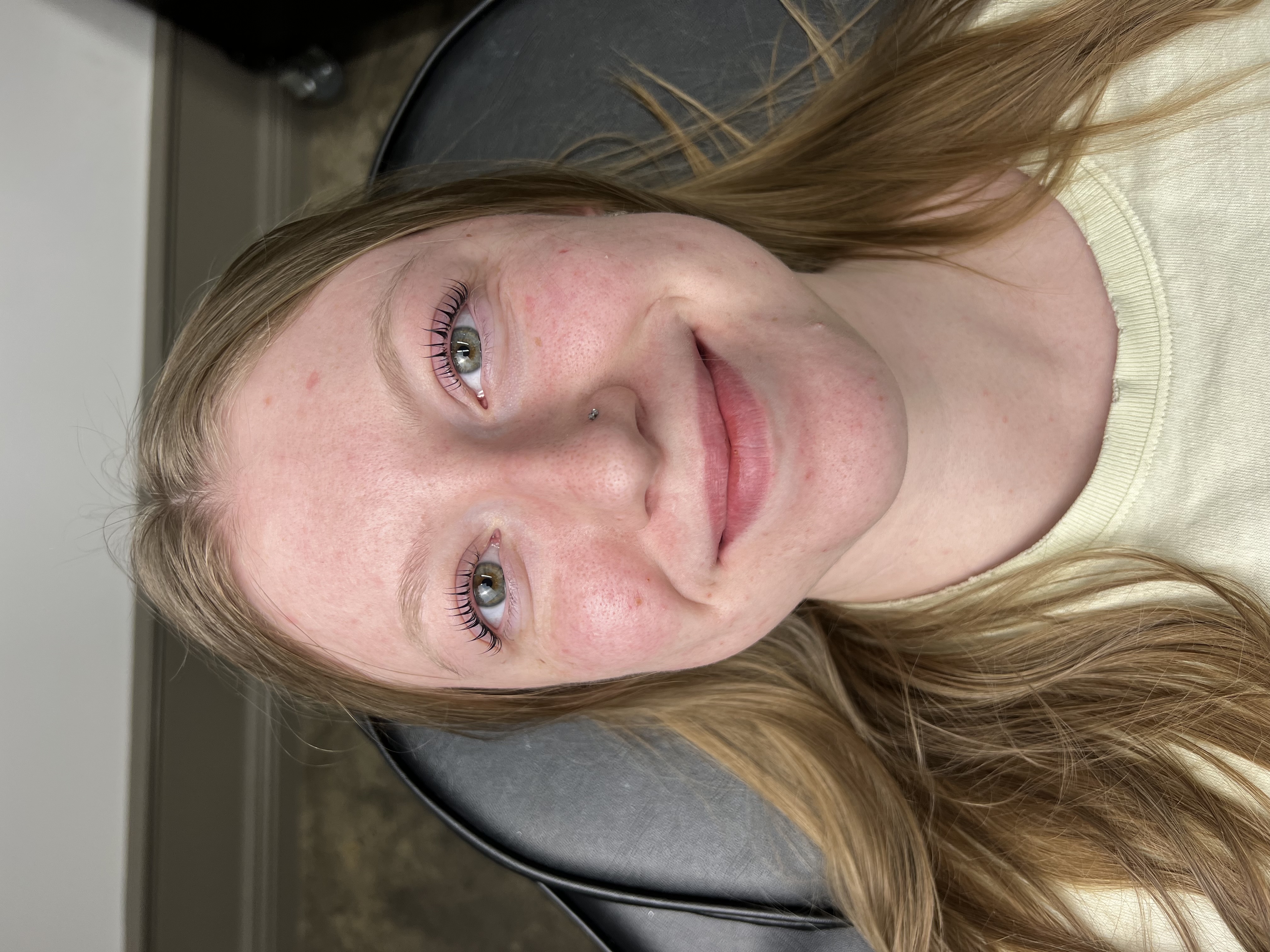 Natural lash lift and tint finish at Enhanced Beauty Bar