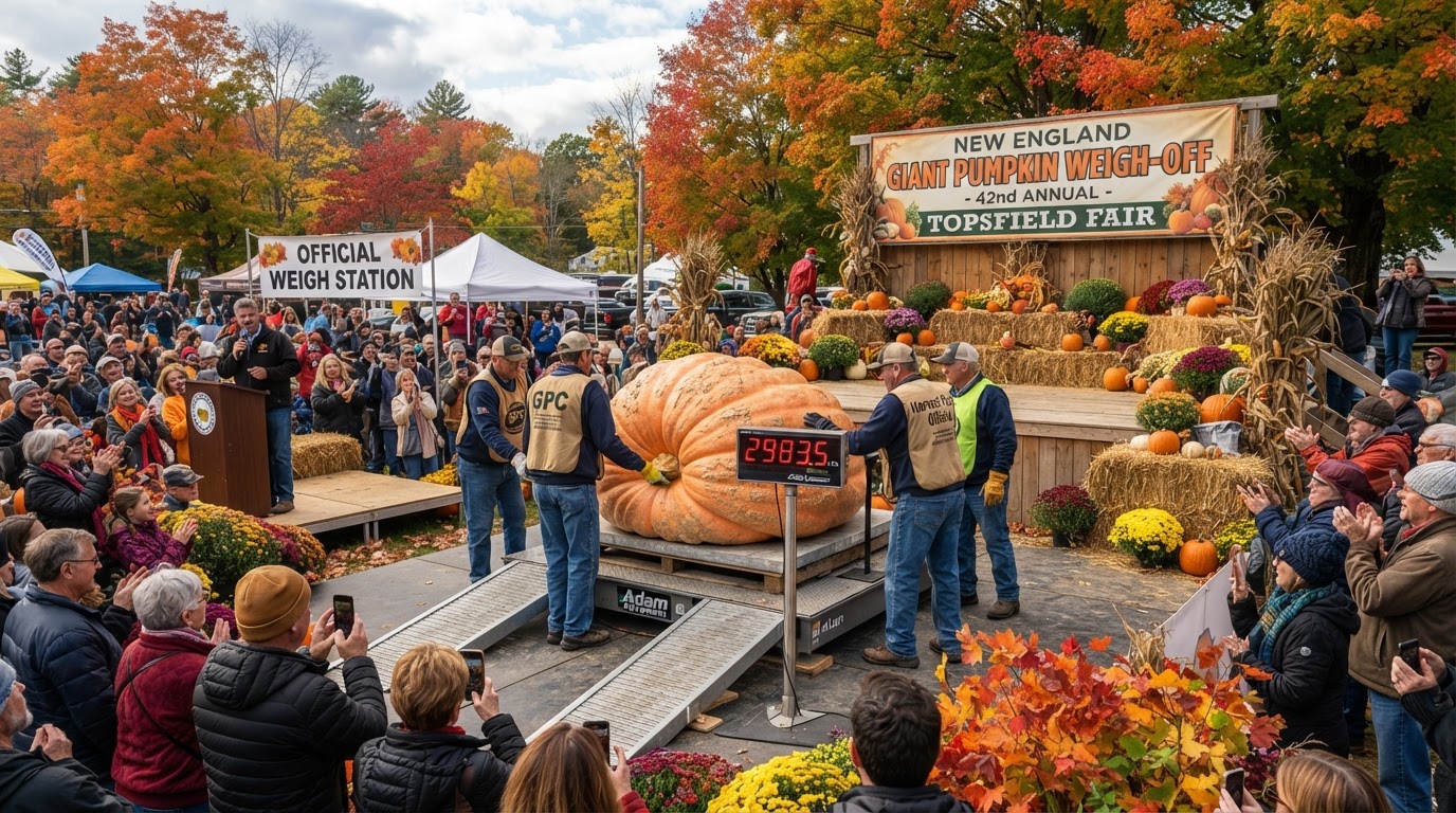 Breaking the 3,000-Pound Barrier: Rhode Island Grower Shatters Giant Pumpkin World Record