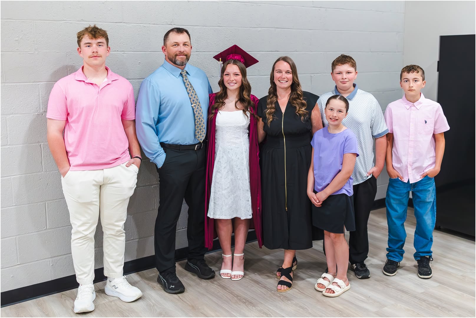 The Hill family at SCA graduation