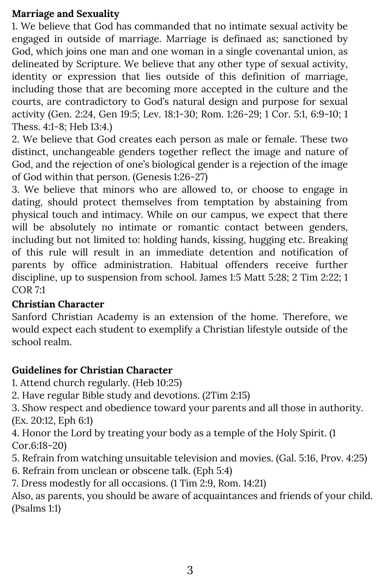 Marriage, Sexuality & Character (Page 3)