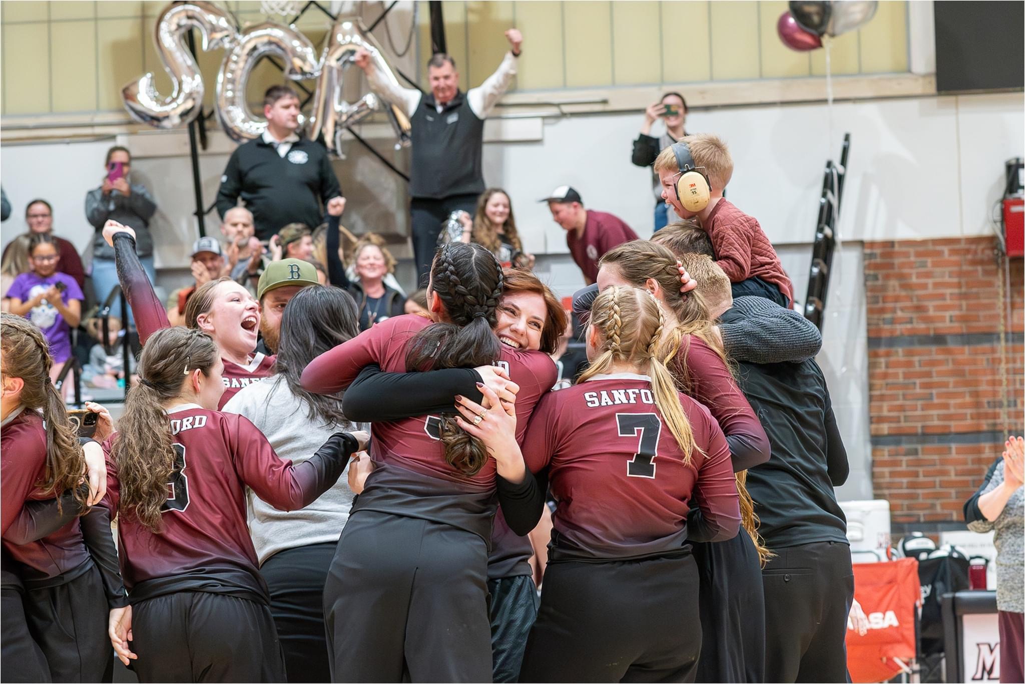 SCA Volleyball Championship Celebration