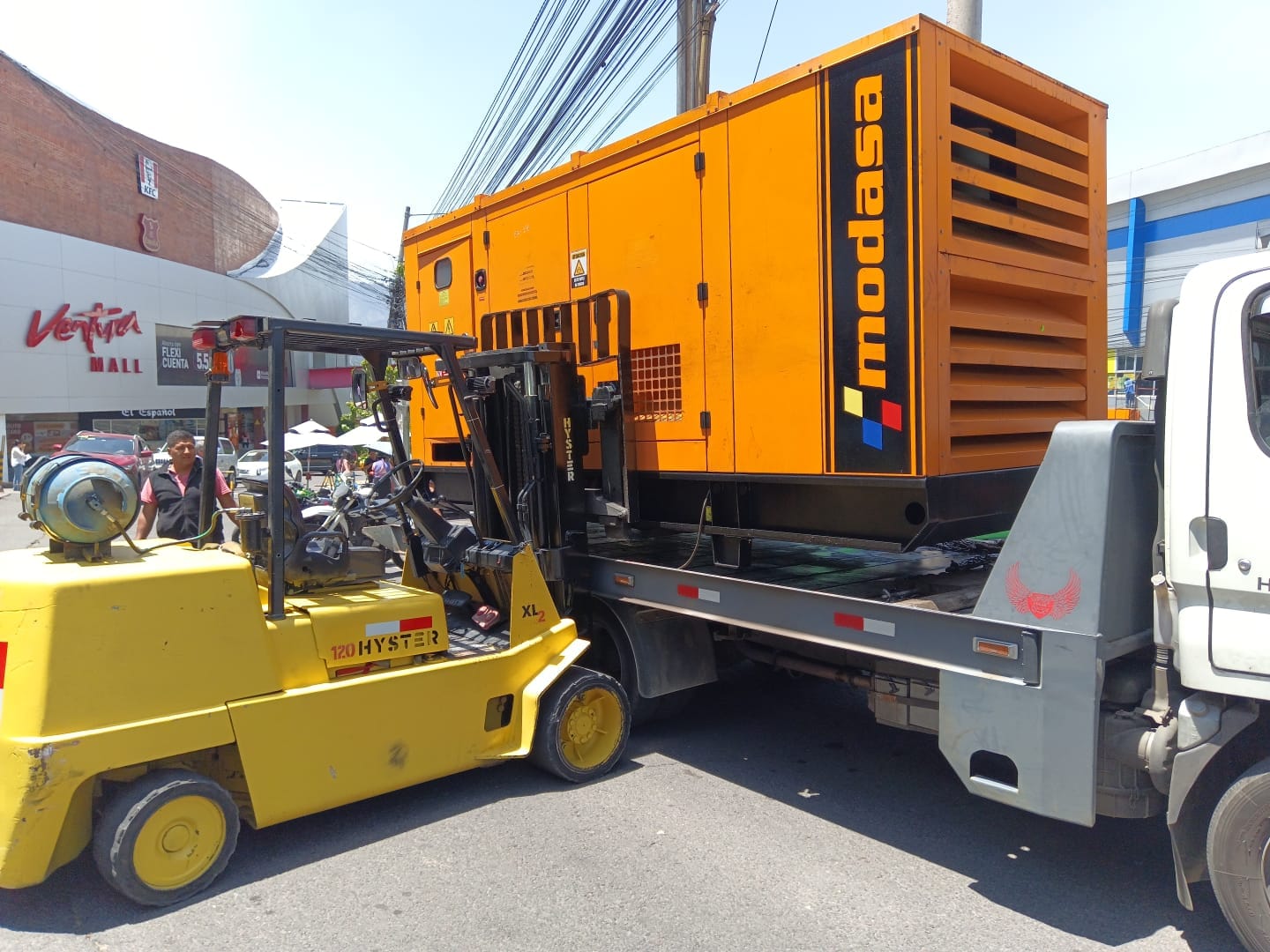 Carga y Despacho de Generador Eléctrico Modasa