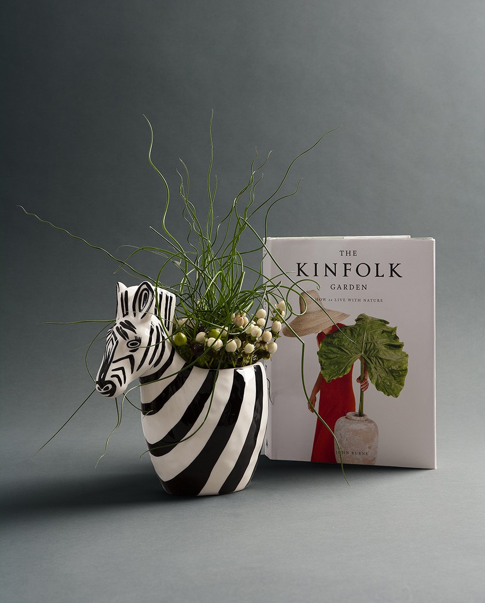Composition 61 — Seasonal holiday décor installation by Rikka Floral