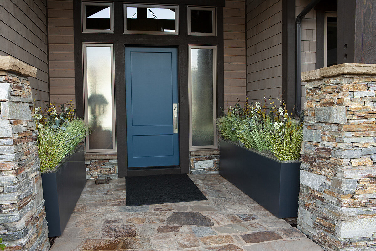 Composition 30 — Exterior plantscaping installation by Rikka Floral