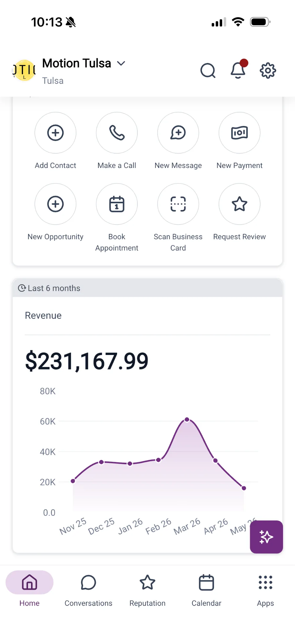 Front Desk Ninja CRM mobile app for managing martial arts and gymnastics facility operations on iPhone