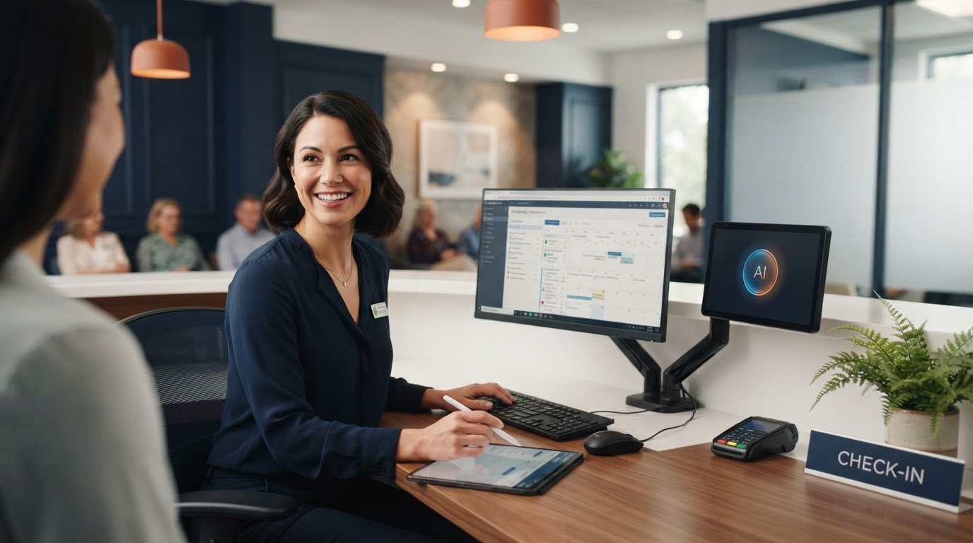PLACEHOLDER - Customer service specialist with AI Voice Receptionist