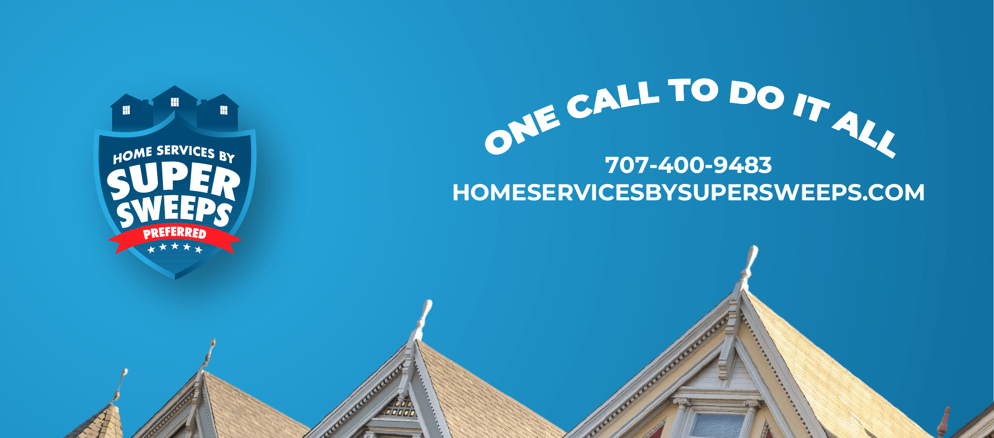 Home Services by Super Sweeps identity banner