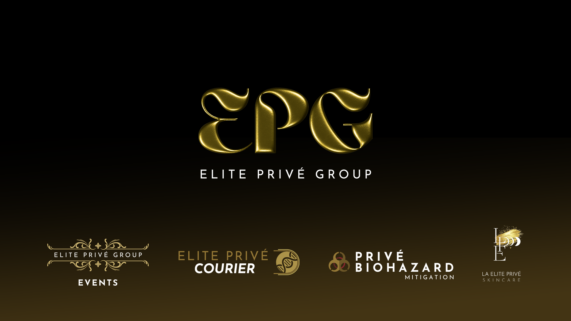 Elite Privé Group brand identity & sub-brands