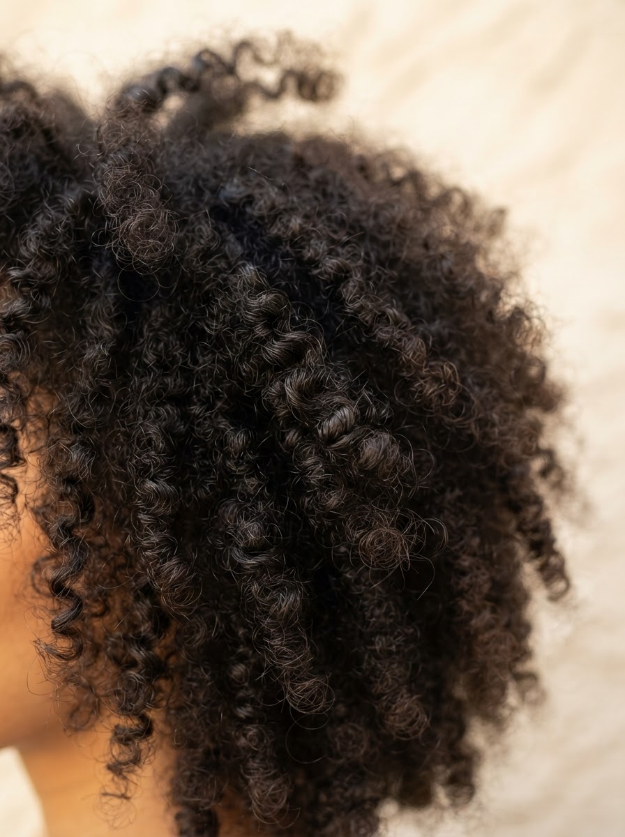 Cheveux frisés — texture naturelle, NORIMA