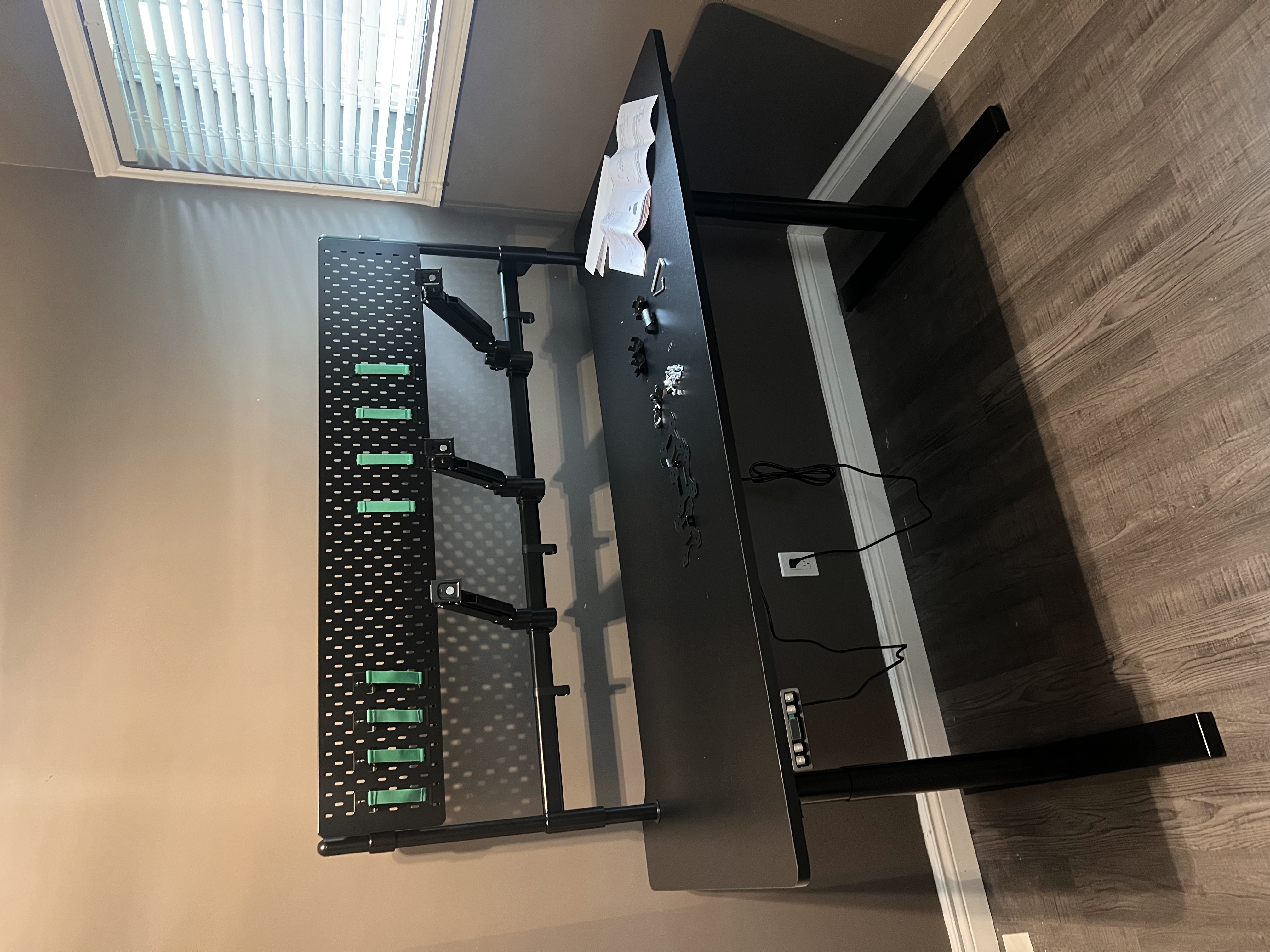 Ergonomic Standing Desk with Monitor Mounts