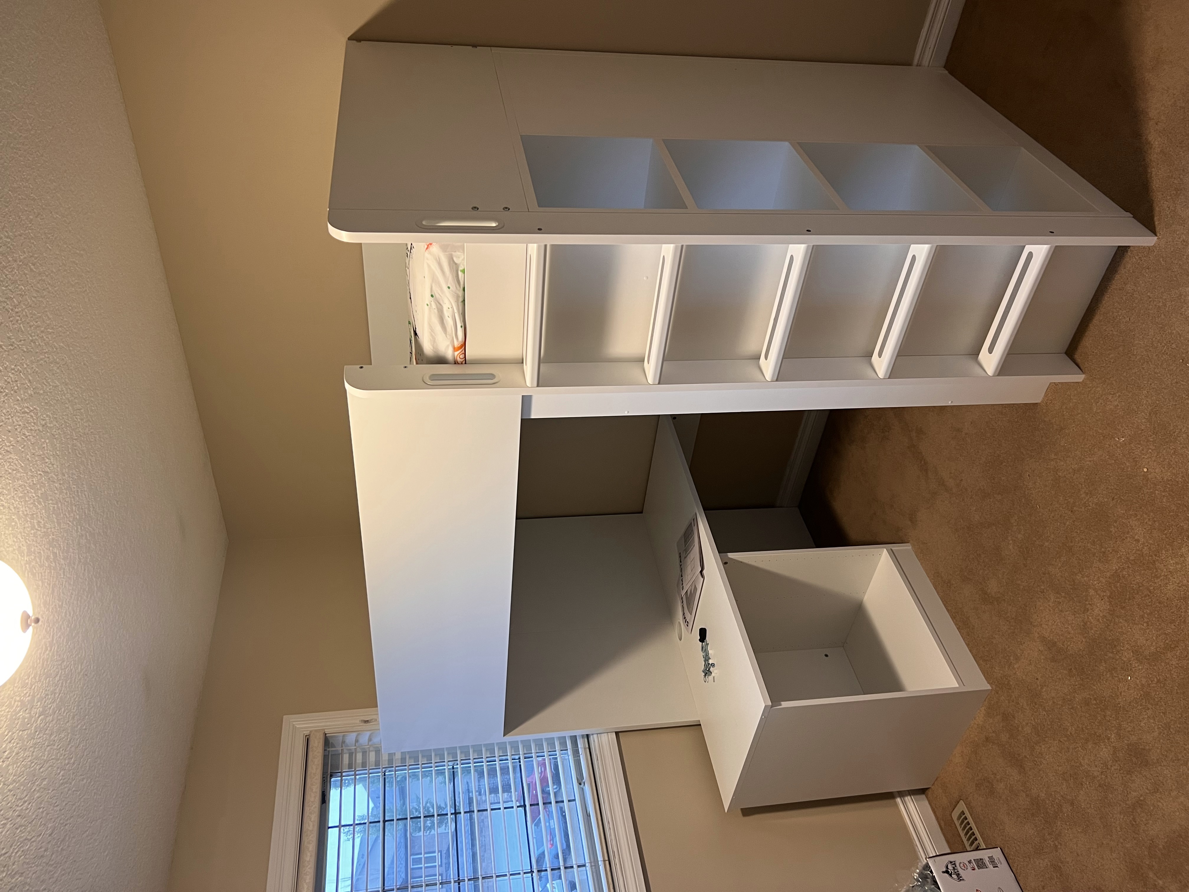 Loft Bed with Integrated Desk & Storage