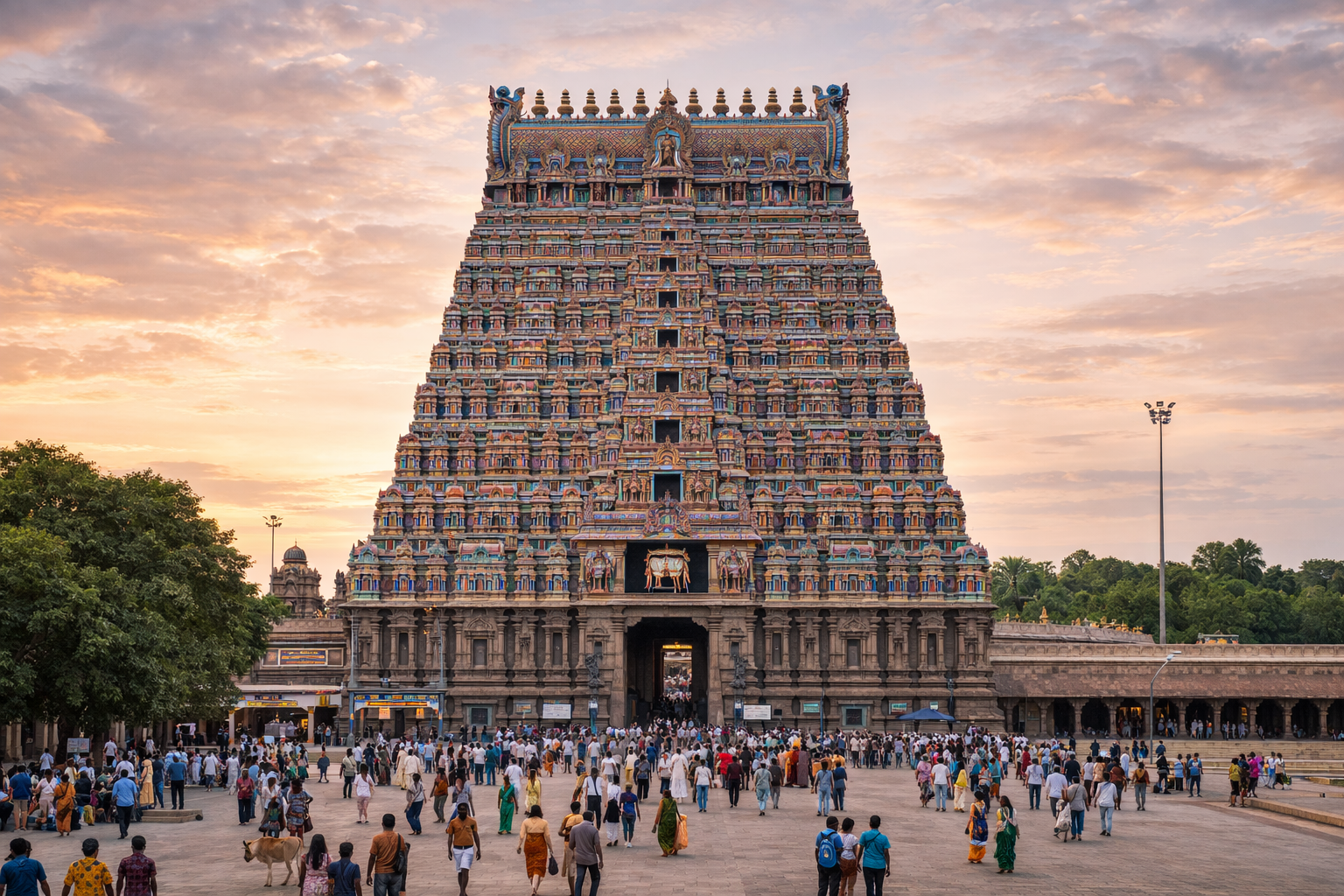 Majestic Madurai Meenakshi Temple Gateway