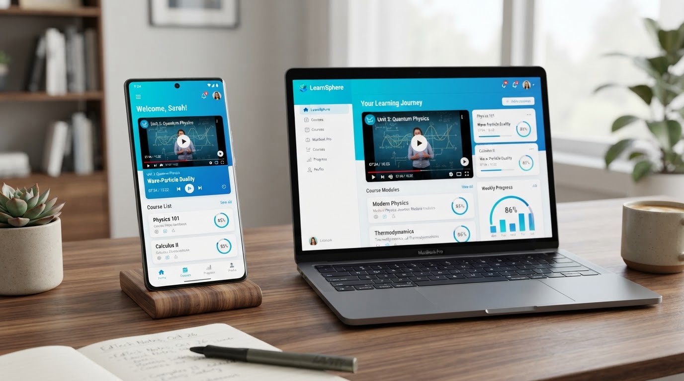 Iota Learning — Mobile + Web App project showcase by Startup Web Solution