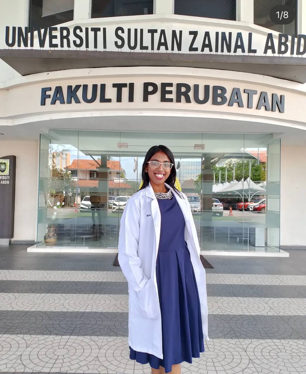 Nesalata Gunasekaran - Biomedical Scientist in lab coat at Universiti Sultan Zainal Abidin (UniSZA) Fakulti Perubatan