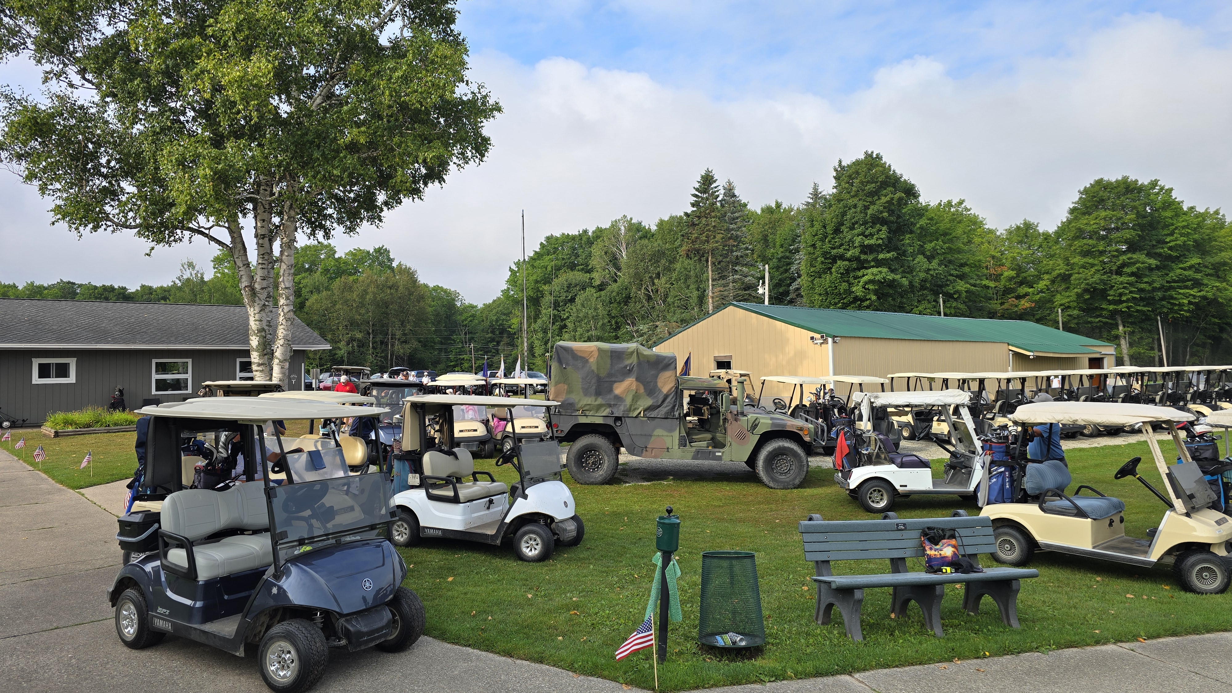 Tournament Grounds & Military Vehicle Staging