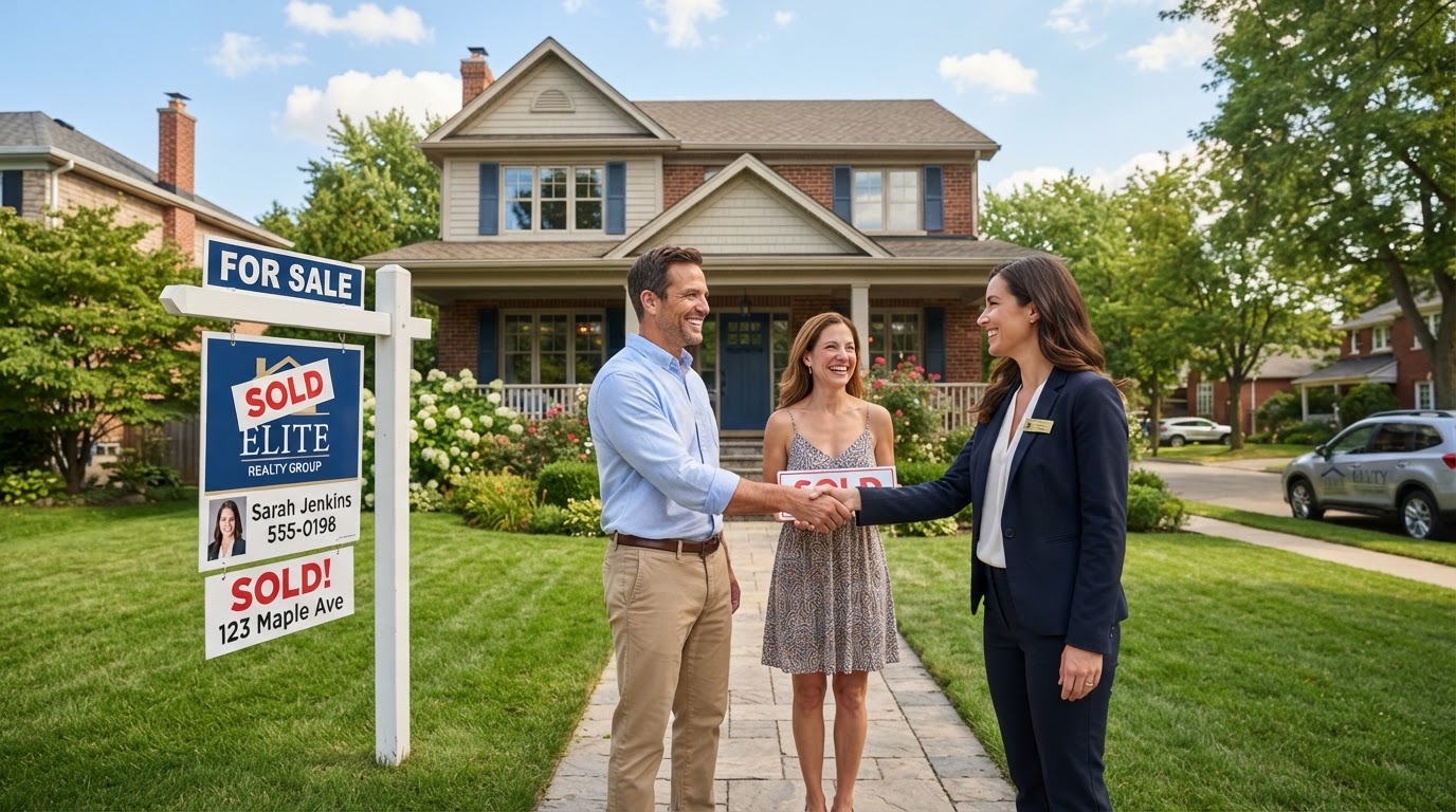 Real Estate Agents & Brokers on the job