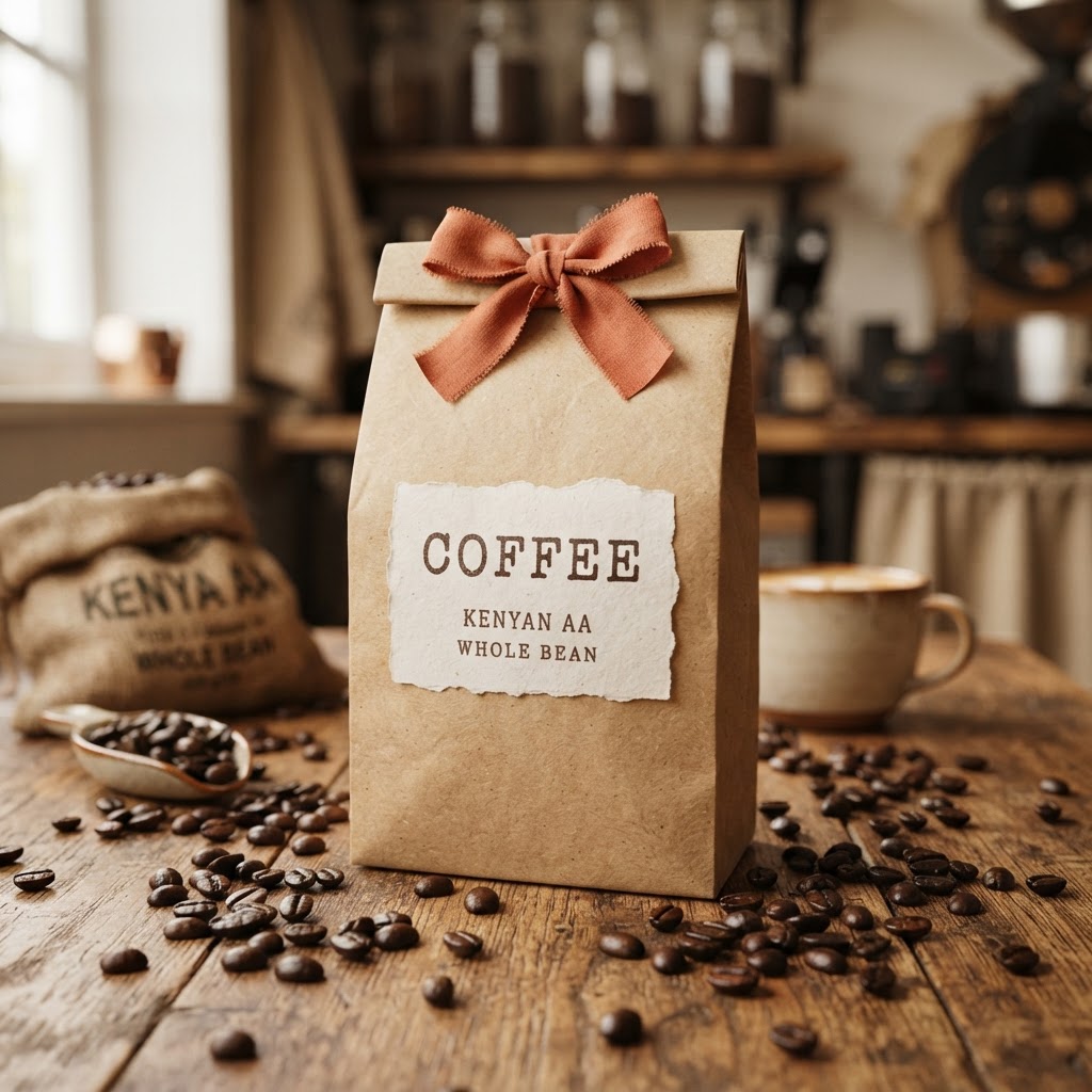 Kenyan AA coffee bag