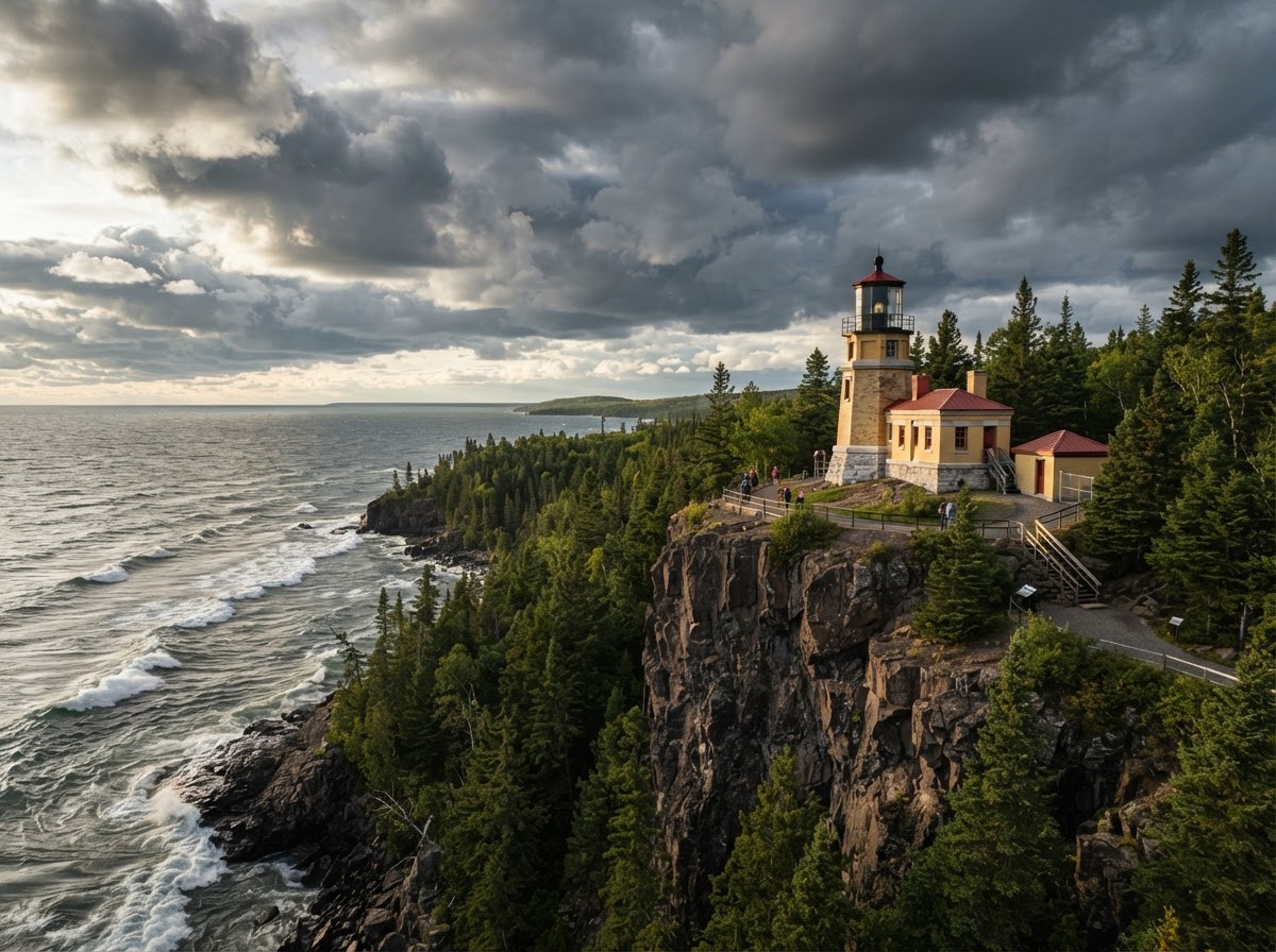 Split Rock Lighthouse in Minnesota