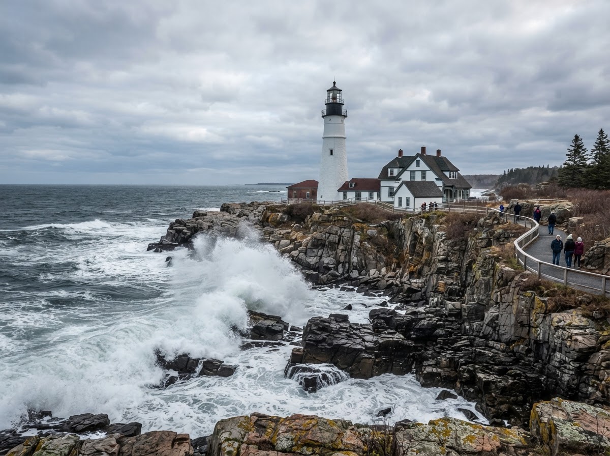 Portland Head Light in Maine