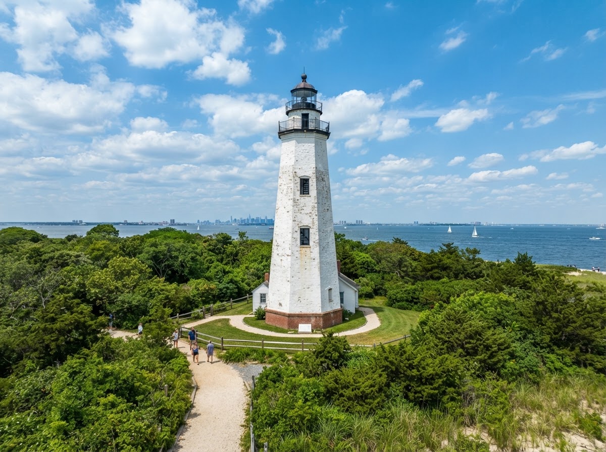 Sandy Hook Light in New Jersey
