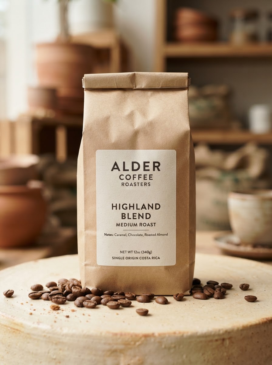 Honduran Cerro Azul coffee in a kraft bag