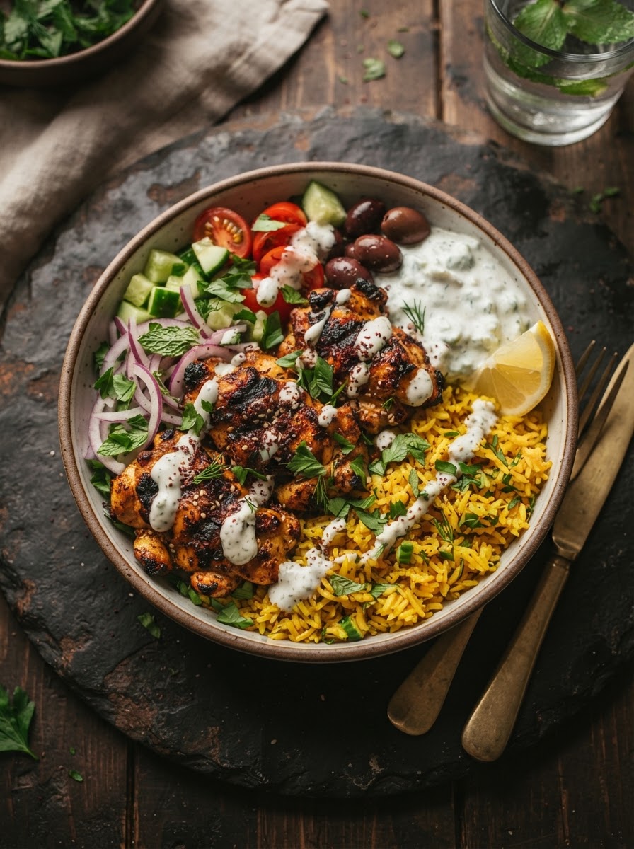 Rice from Lakeside Gyros