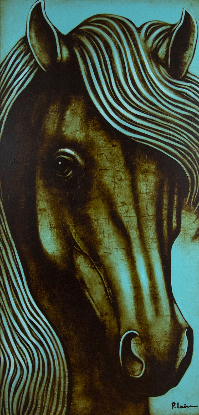 Sin Título — obra de Pedro León, Óleo