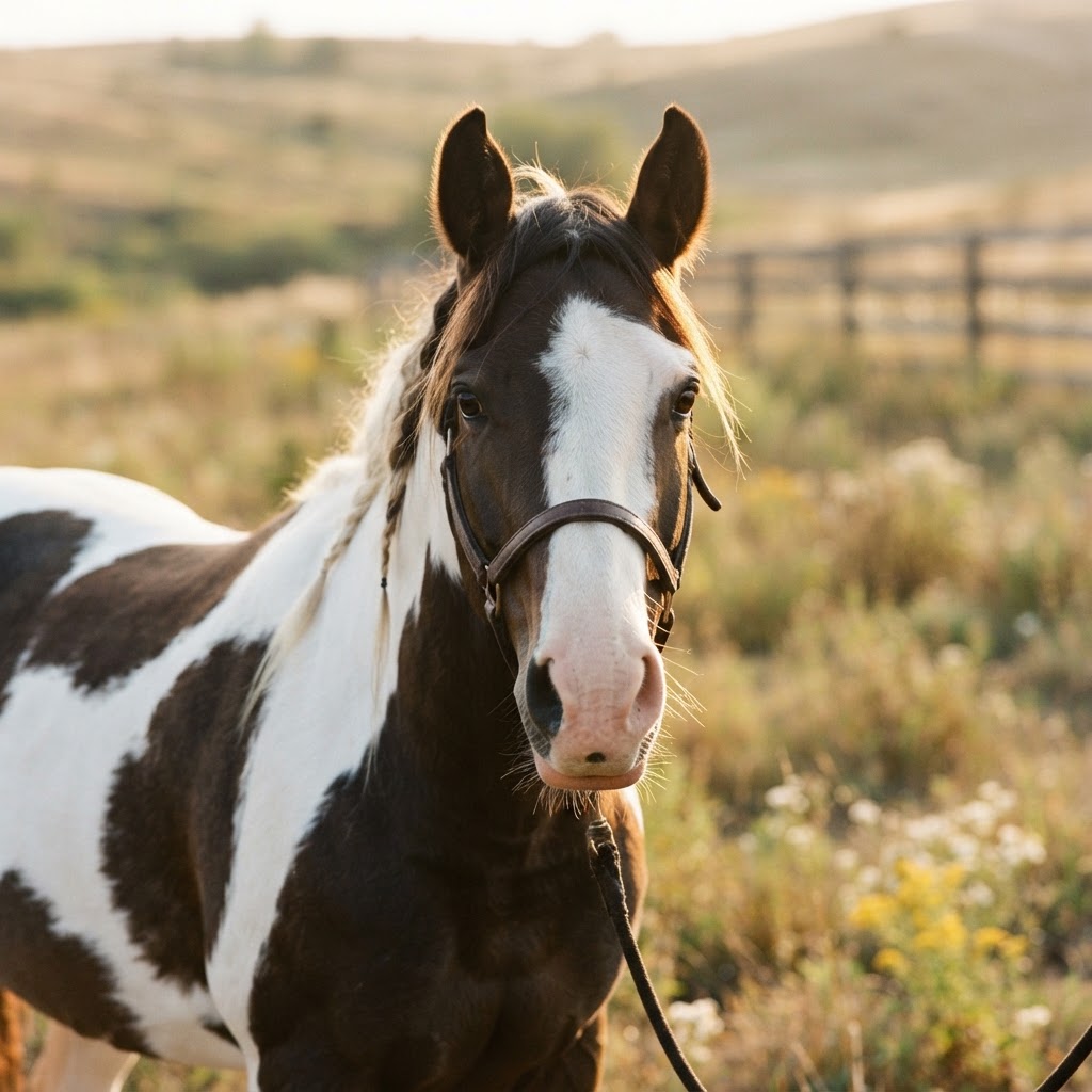 Bandit, a 6 yrs paint gelding