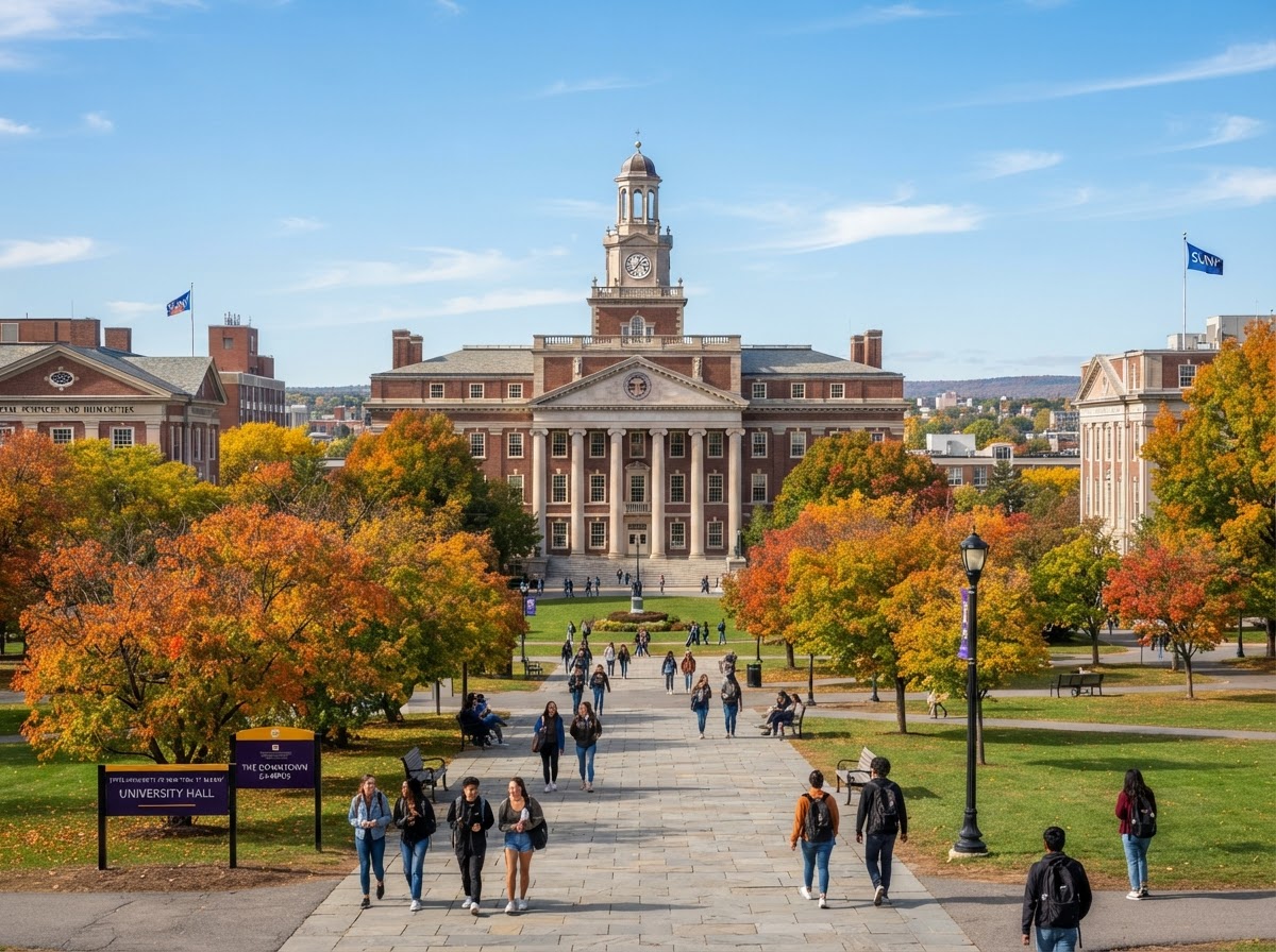 State University of New York campus in New York, USA